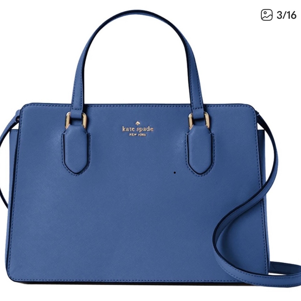 Kate Spade Laurel Way River Blue Satchel